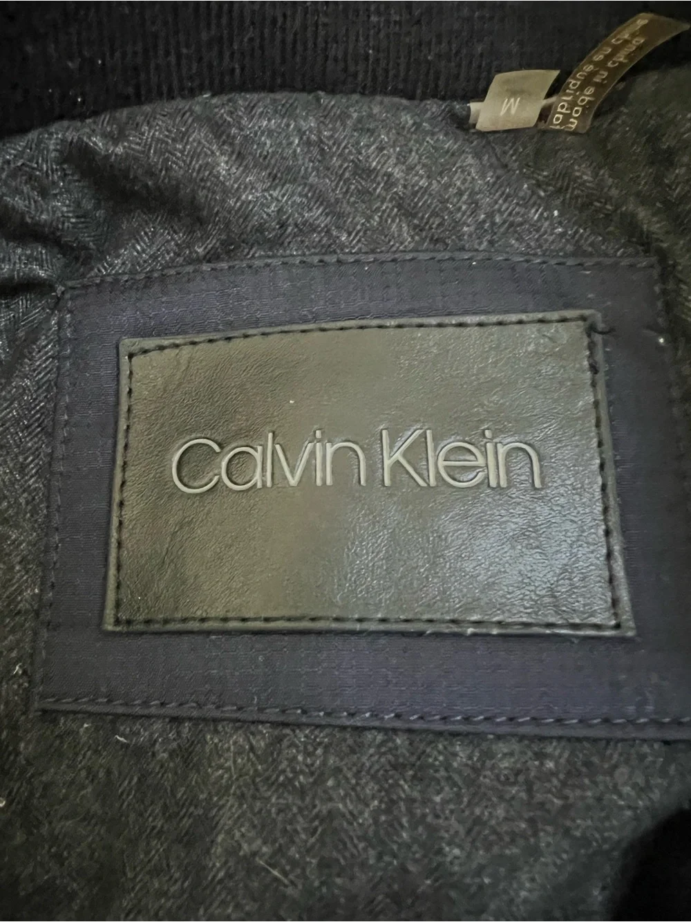 Calvin Klein Men's Dark Navy Bomber Jacket